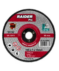 Disc pentru taiat metal 100x1x16mm