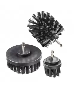 Set 3 perii plastic Ø50H26 Ø100H26 Ø90H90mm prindere HEX 1/4