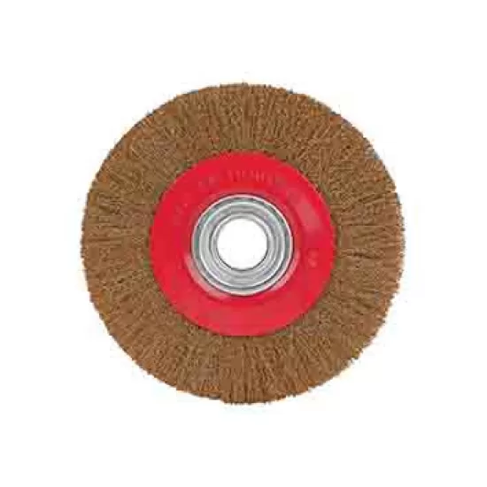 Perie circulara din sarma otel acoperire alama 8/200mm