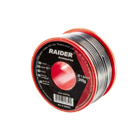 Fludor ø1.6mm 200g 60%Sn 40%Pb
