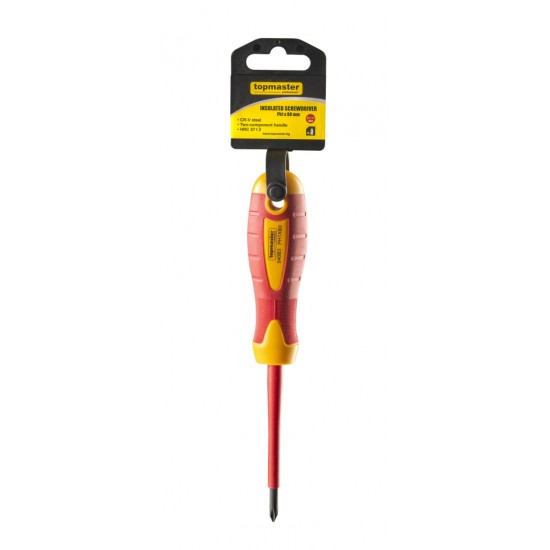 Surubelnita cruce izolata 1000V Ph1x 80mm CR-V TMP