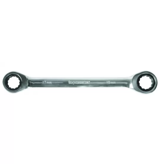 Cheie dubla inelara cu clichet 17x19mm DOUBLE CR-V TMP