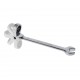 Cheie combinata cu clichet cap flexibil 9mm FLEX CR-V TMP