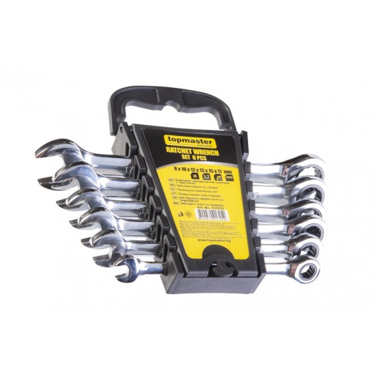 Cheie combinata cu clichet 8-17mm 6pcs CR-V TMP