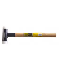Ciocan plastic cu maner de lemn 30 mm TMP