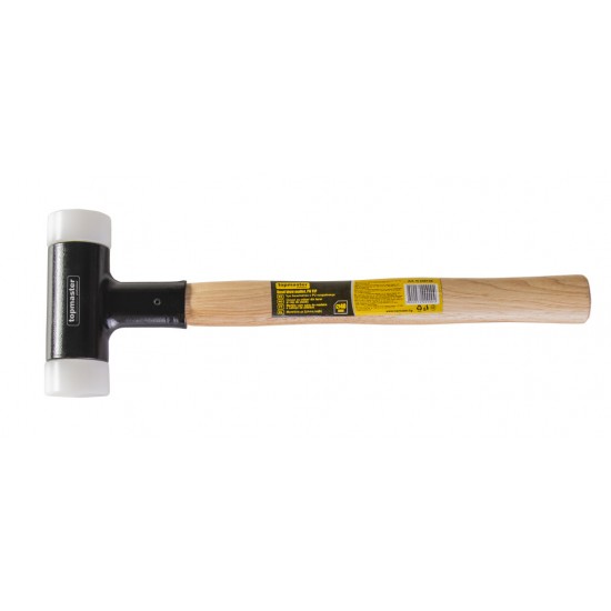 Ciocan plastic cu maner de lemn 40 mm TMP