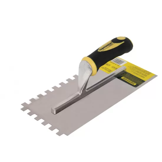 Gletiera maner plastic 280x120mm cu dinti 8x8TMP