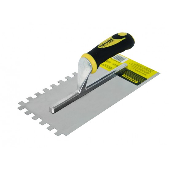 Gletiera maner plastic 280x130mm cu dinti 10x10TMP