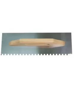 Gletiera maner lemn cu dinti 380x130mm TS