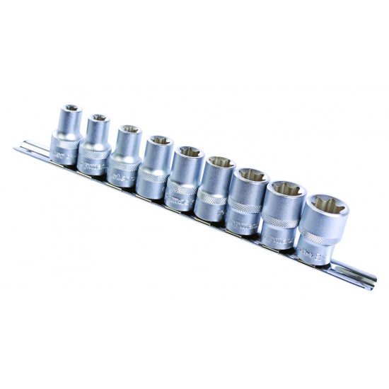 Set tubulare 1/2" 9pcs CR-V TMP