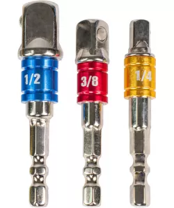 Set adaptoare pentru tubulare cu antrenare 1/4" - 3/8" - 1/2