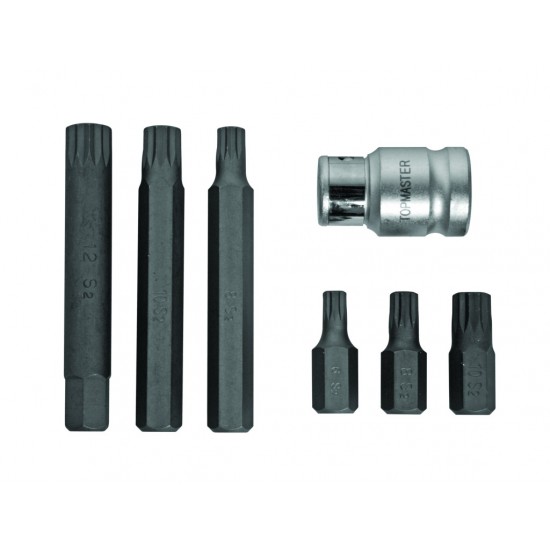Set prelungitor cu biti XZN М6-М12 set 6pcs S2 TMP