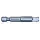 Adaptor 1/4" hex x 1/4 patrat 50mm