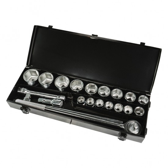 Set tubulare 21pcs 3/4" 19-50mm TMP