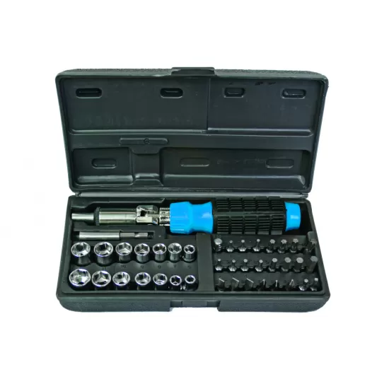 Surubelnita cu biti si tubulare set 40pcs BS