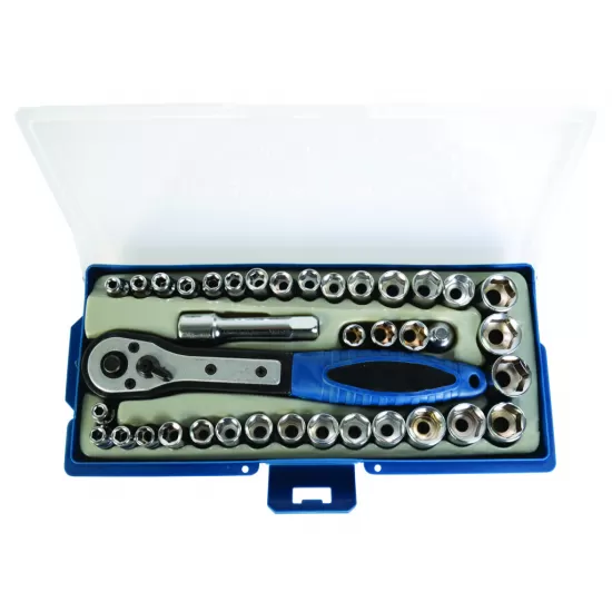 Set tubulare 39pcs 1/4" 4-15mm BS