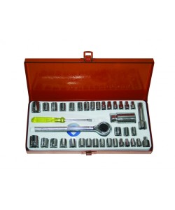 Set tubulare 40pcs 1/4" & 3/8" 4-16mm GD