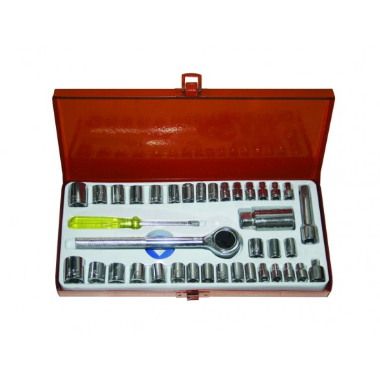 Set tubulare 40pcs 1/4" & 3/8" 4-16mm GD