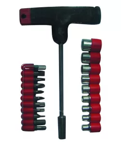Surubelnita cu biti si tubulare set 21pcs BS