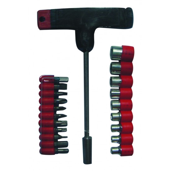 Surubelnita cu biti si tubulare set 21pcs BS