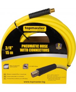 Furtun pneumatic 3/8", 15m, cu conectori TMP