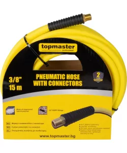 Furtun pneumatic 3/8", 15m, cu conectori TMP