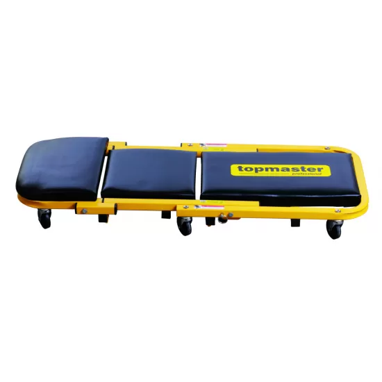 Pat/scaun mobil pe roti pentru lucrari de mecanica auto TMP