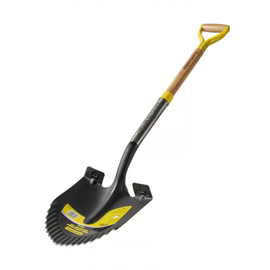 Cazma semirotunda cu coada din fibra de sticla 1150 mm TMP