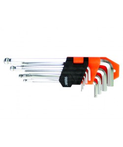 Set chei imbus cu bila medii "L" 9 pcs 1.5-10mm CR-V GD