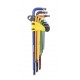 Set 9 chei TORX T10-T50 extra lungi COLOR TMP