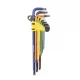 Set 9 chei TORX T10-T50 extra lungi COLOR TMP