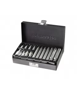 Set 15 buc biti RIBE M6-M14X 30/75mm + adaptor 1/2'' TMP