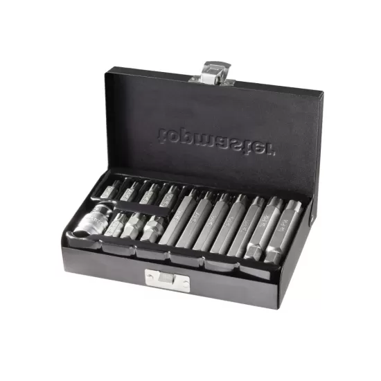 Set 15 buc biti RIBE M6-M14X 30/75mm + adaptor 1/2'' TMP