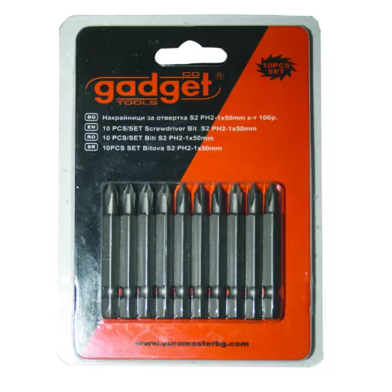 10pcs/Set biti S2 PH-1x50mm GD