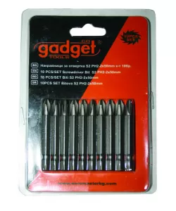 10pcs/Set biti S2 PH-2x50mm GD