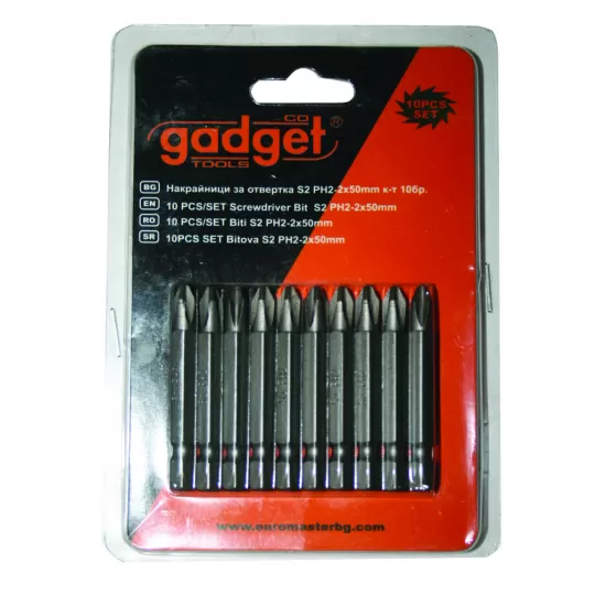 10pcs/Set biti S2 PH-2x50mm GD