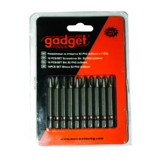 10pcs/Set biti S2 PH-3x50mm GD