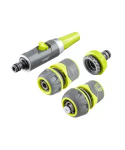 Set duza furtun adaptor robinet 3/4" 1" si conectori LUXE GX