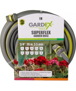 Furtun de gradina SUPERFLEX 3/4", 20m, 3.3mm GX
