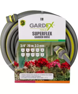 Furtun de gradina SUPERFLEX 3/4", 20m, 3.3mm GX