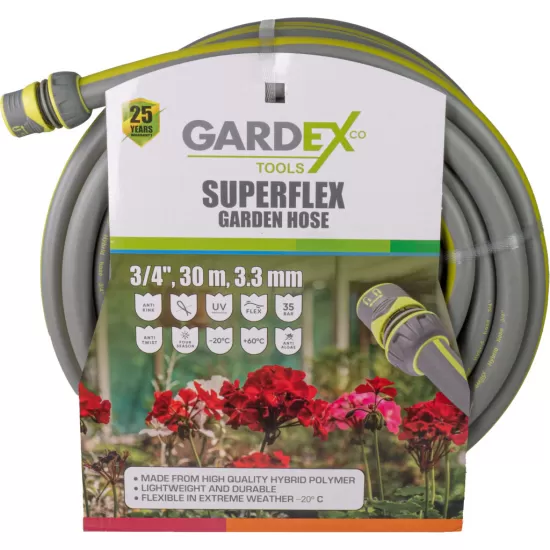 Furtun de gradina SUPERFLEX 3/4", 30m, 3.3mm GX