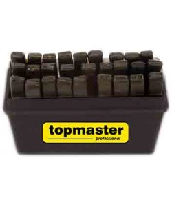 Set poansoane litere, crom 1,5mm-12,5mm 27pcs TMP