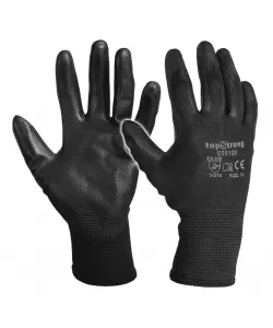 Manusi poliuretan- negru, marime 10