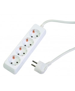 Prelungitor 4 prize 1.5mx1.5mm fara intrerupator