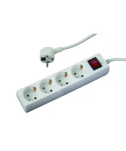 Prelungitor 4 prize 5.0mx1.5mm cu intrerupator