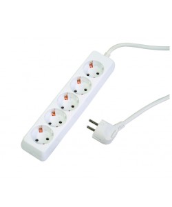 Prelungitor 5 prize 1.5mx1.5mm fara intrerupator