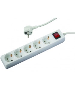 Prelungitor 5 prize 1.5mx1.5mm cu intrerupator
