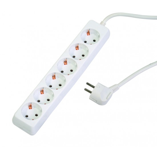Prelungitor 6 prize 1.5mx1.5mm fara intrerupator