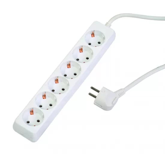 Prelungitor 6 prize 1.5mx1.5mm fara intrerupator