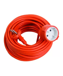 Prelungitor simplu portocaliu 20m 2x1mm2 (48)